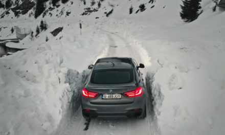 BMW X6 osvojio udaljene smrznute planine Rumunjske u potrazi za savršenom snimkom.