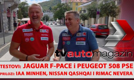 SEZONA 11 – EMISIJA 01 – Peugeot 508 PSE, Nissan Qashqai prezentacija, Jaguar F-Pace, Minhen IAA, Rimac Nevera