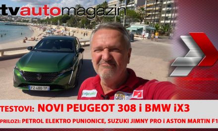 SEZONA 11 – EMISIJA 04 – Novi Peugeot 308, Suzuki Jimny Pro, BMW iX3, Petrol Elektro punionice, Aston Martin Vantage F1