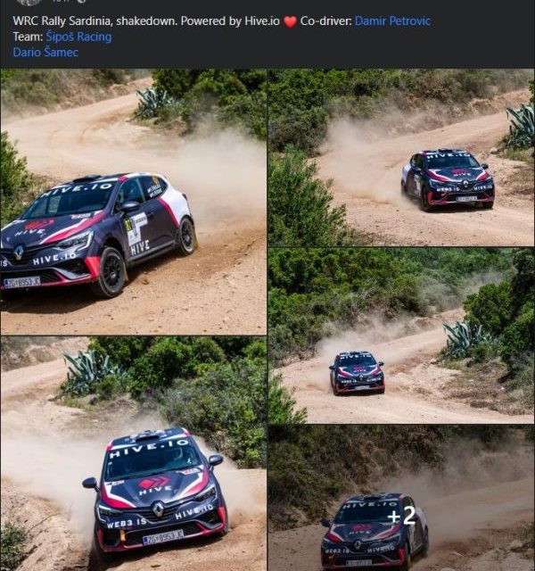 Hrvatska posada Šekuljica/Petrović na WRC Rally Italia Sardinija