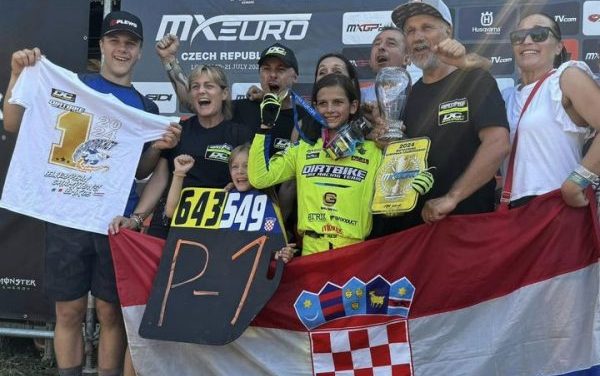 Hrvatsko slavlje u češkom Loketu: Roko Ivandić prvak Europe u motocrossu!