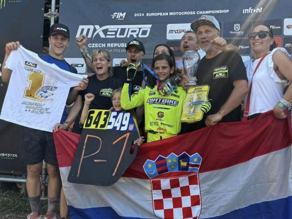 Hrvatsko slavlje u češkom Loketu: Roko Ivandić prvak Europe u motocrossu!